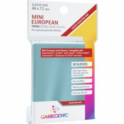 Protges cartes Spciaux  Board Game Sleeves - Mini European (46x71) par 50 Prime