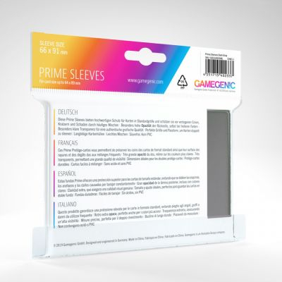Protèges Cartes Standard 100 Pochettes - Prime Matte - Gris - UltraJeux