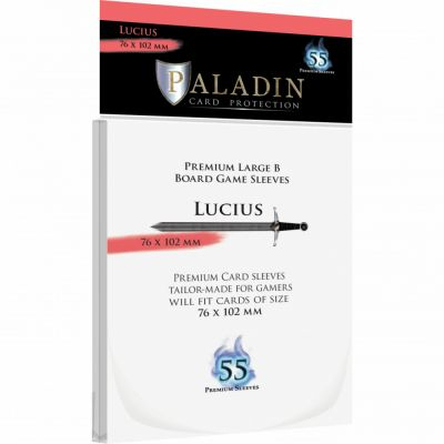Protges cartes Spciaux  Board Games Sleeves - Lucius - 76x102mm - par 55