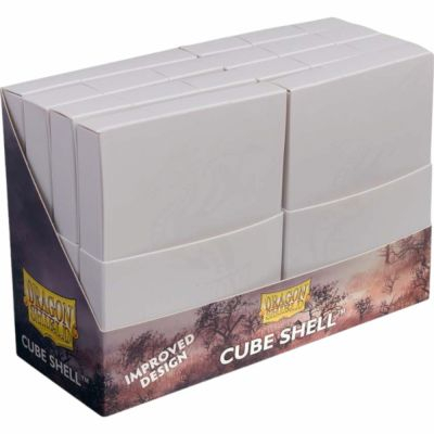 Deck Box et Rangement  Dragon Shield: Cube Shell Box  Ashen White