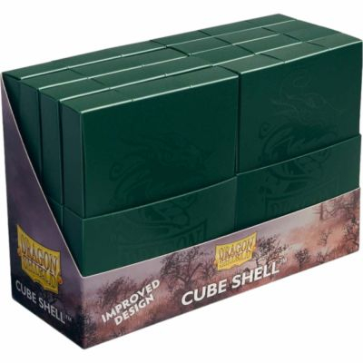 Deck Box et Rangement  Dragon Shield: Cube Shell Box  Forest Green