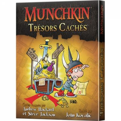 Jeu de Cartes Best-Seller Munchkin : Trsors Cachs