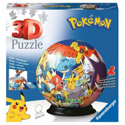  Rflexion Ravensburger - Puzzle 3D - Pokemon Rond : 75 pices