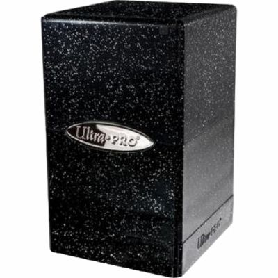 Deck Box et Rangement  Ultra Pro - Satin Tower - Glitter Black