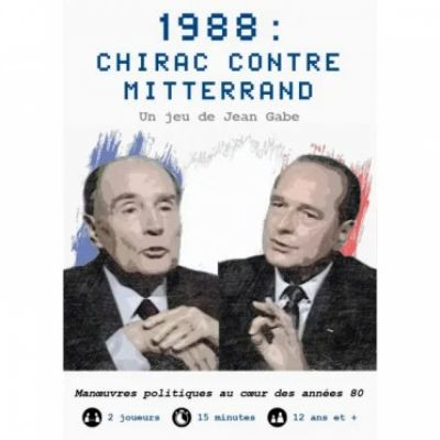 Jeu de Cartes Stratgie 1988: Chirac contre Mitterrand