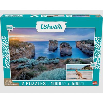  Rflexion Puzzle USHUAA - Island Archway 1000 PCS & Kangourou 500 PCS