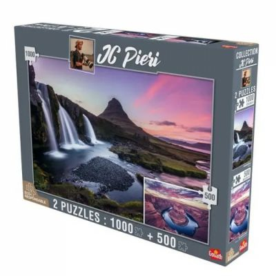  Rflexion Puzzle JC Pieri - Kirkjufellsfoss 1000 PCS & Horseshoe Bend 500 PCS