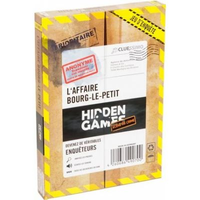 Enqute Enqute Hidden Games - L'affaire Bourg-le-Petit