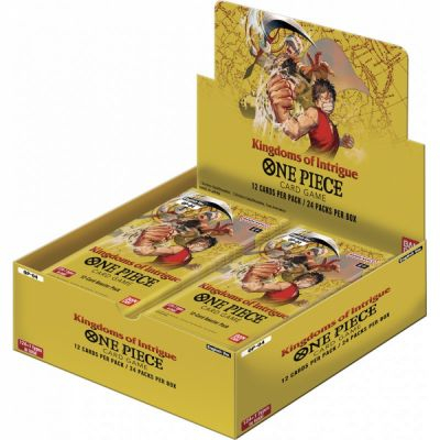 Boite de Boosters Anglais One Piece Card Game Boite de 24 boosters : OP04 - Kingdoms of Intrigue
