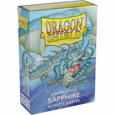 Protges Cartes Format JAP  Dragon Shield Sleeves Mini Matte - Sapphire - par 60