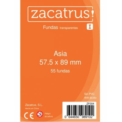 Protges Cartes Standard  Zacatrus - protges cartes Asia - 57.5x89 par 55