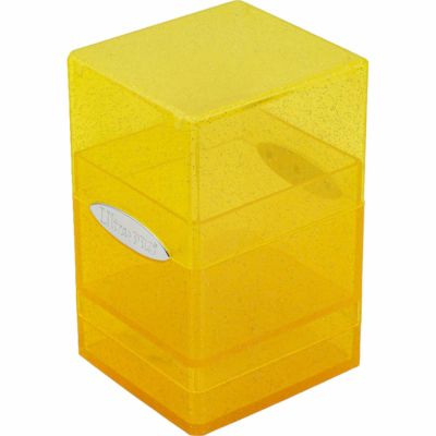 Deck Box et Rangement  Ultra Pro - Satin Tower - Glitter Yellow