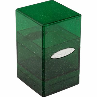 Deck Box et Rangement  Ultra Pro - Satin Tower - Glitter Green