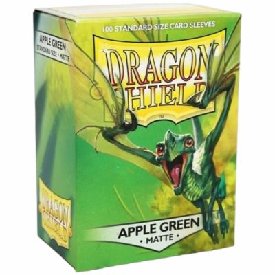 Protges Cartes Standard  Matte - Apple Green Dragonshield (par 100)