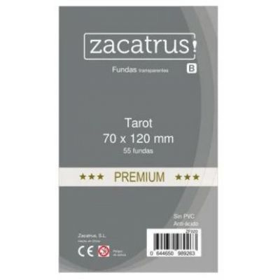 Protges cartes Spciaux  Protge-cartes Zacatrus Tarot Premium (70x120mm)