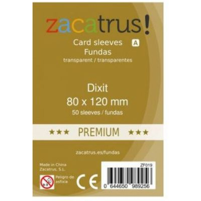 Protges cartes Spciaux  Protge-cartes Zacatrus Dixit premium (80x120mm)