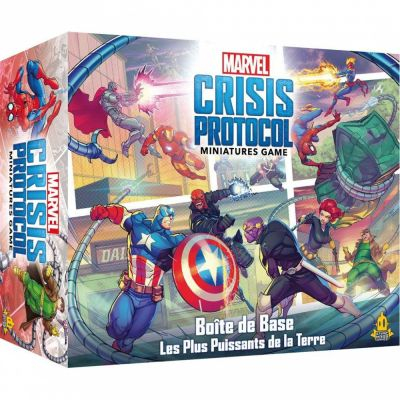 Figurine Stratgie Marvel Crisis Protocol : Miniatures Game - Boite de Base (Les Plus Puissants de la Terre)