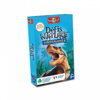 Jeu de Cartes Enfant Dfis Nature : Dinosaures 2
