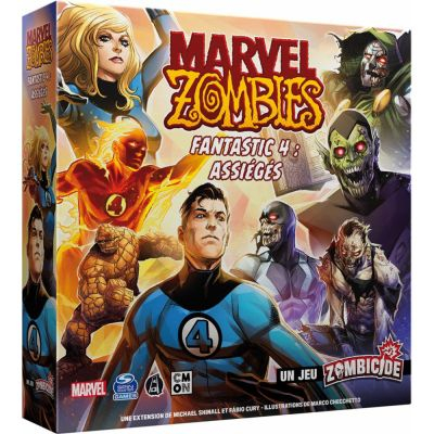Jeu de Plateau Figurine Zombicide - Marvel Zombies : Fantastic 4 Assigs
