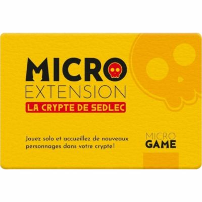 Jeu de Cartes Gestion Microgame - La Crypte de Sedlec - Micro Extension