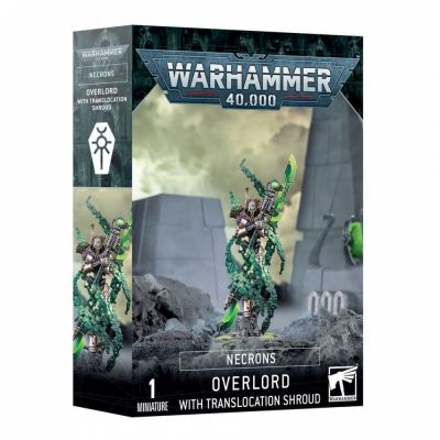 Figurine Warhammer 40.000 Warhammer 40.000 - Necrons : Overlord with Translocation Shroud
