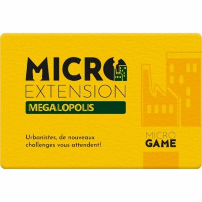 Jeu de Cartes Gestion Microgame - Megalopolis - Micro Extension