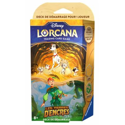 Deck de Demarrage Lorcana Les Terres d'Encres : Pongo et Peter Pan
