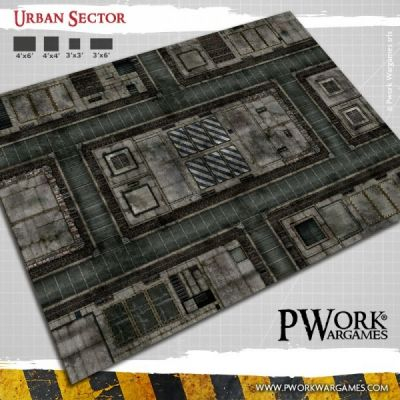 Tapis de Jeu et Wall Scroll Figurine Tapis de jeu noprne Urban Sector 44x60"