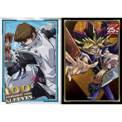 Protèges Cartes Format JAP 50 Protèges Cartes Yugi & Kaiba Yu-Gi-Oh! -  UltraJeux