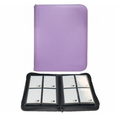 Portfolio  Portfolio zipp 4 cases Vivid - Violet - Ultra Pro