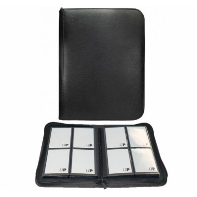 Portfolio  Portfolio zipp 4 cases Vivid - Noir - Ultra Pro