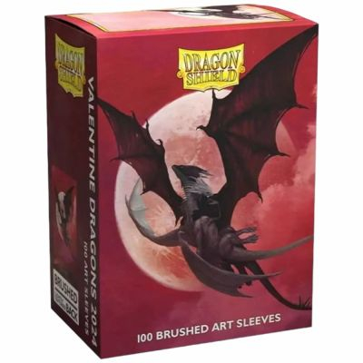 Protges Cartes Standard  Brushed Art Sleeves - Valentine Dragons 2024