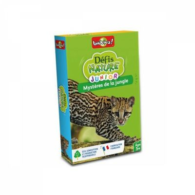 Jeu de Cartes Enfant Dfis Nature Junior : Mystres de la jungle