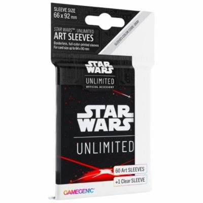  Star Wars Unlimited tincelle de Rbellion - Art Sleeves Card Black Red par 60