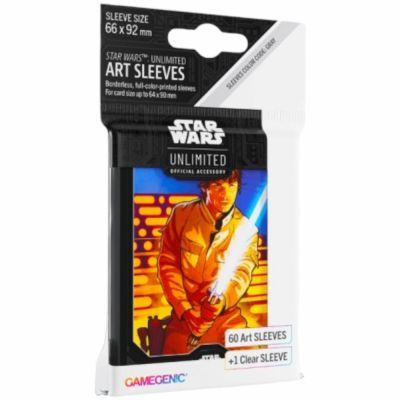  Star Wars Unlimited tincelle de Rbellion - Art Sleeves Card Luke Skywalker par 60