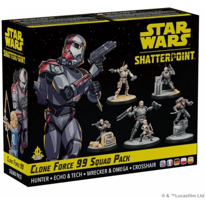 Figurine Best-Seller Star Wars : Shatterpoint - Squad Pack - Clone Force 99 (Pack d'escouade)