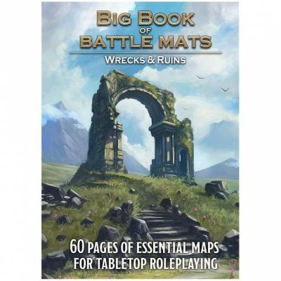 Tapis de Jeu et Wall Scroll Jeu de Rle Big Book of Battle Mats : Wrecks & Ruins