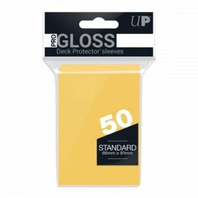 Protges Cartes Standard  Sleeves Ultra-pro Standard Par 50 Jaune