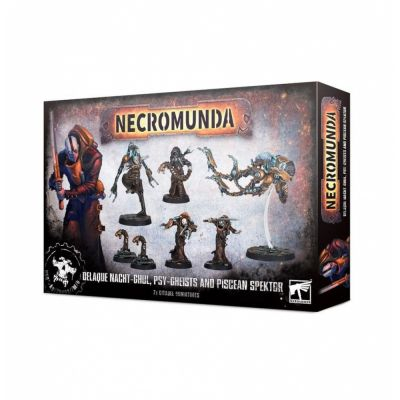 Figurine Warhammer 40.000 Warhammer 40.000 - Necromunda : Delaque Nacht-Ghul, Psy-Gheists and Piscean Spektor