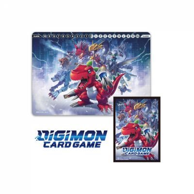 Tapis de Jeu et Wall Scroll Digimon Card Game Set Exclusif Tamer PB10