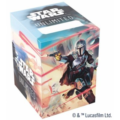 Deck Box et Rangement Star Wars Unlimited Ombres de la Galaxie - Soft Crate MANDALORIAN / MOFF GIDEON