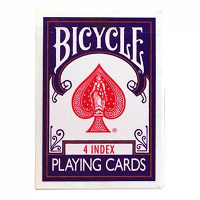 Jeu de Cartes Classique Jeu de 54 cartes - Bicycle - 4 Index - Bleu