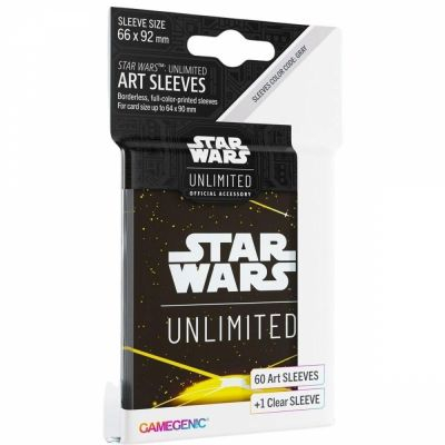 Protges Cartes Standard Star Wars Unlimited Ombres de la Galaxie - Art Sleeves Card Back Yellow par 60
