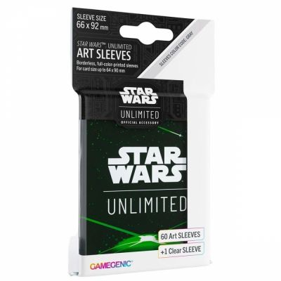 Protges Cartes Standard Star Wars Unlimited Ombres de la Galaxie - Art Sleeves Card Back Green par 60