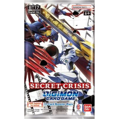 Booster Anglais Digimon Card Game Booster BT17 - Secret Crisis