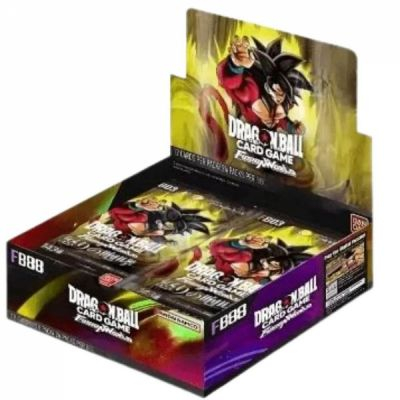 Boite de Boosters Anglais Dragon Ball Super Boite de 24 Boosters DBS Fusion World : Raging Roar