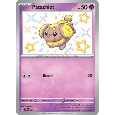 Cartes Spciales Pokmon Promo - Pokemon EV4.5 - Ptachiot - 069 - FR