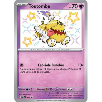 Cartes Spciales Pokmon Promo - Pokemon EV4.5 - Toutombe - 070 - FR