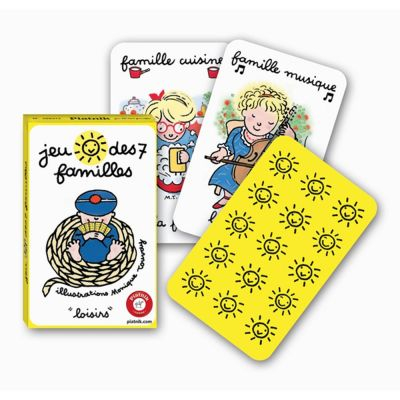 Jeu de Cartes Enfant Jeu de 7 Familles "loisirs" illustr par Monique Touvay