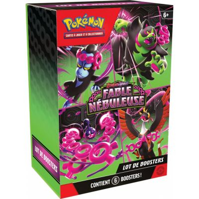 Coffret Pokmon EV6.5 Ecarlate et Violet - Fable Nbuleuse - Bundle Lot de 6 Boosters